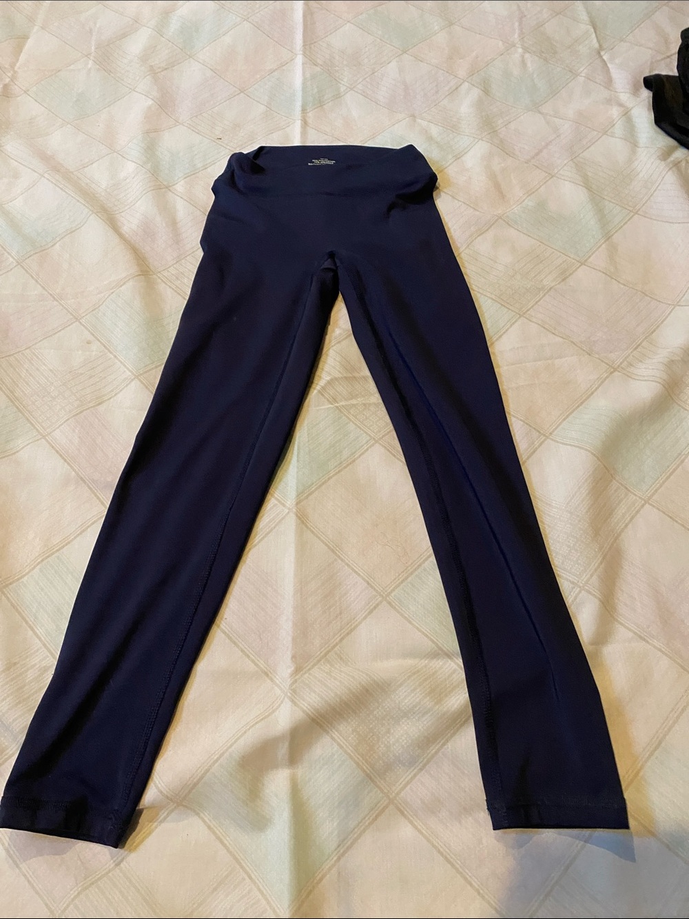 Dark Navy Leggings with Waistband Logo